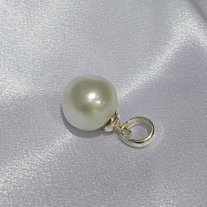 OURI MUTIARA LOMBOK || liontin emas putih mutiara laut berkwalitas cabang kediri