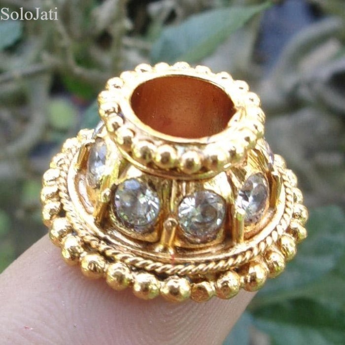 Mendak keris tombuk Sepuhan Emas antik