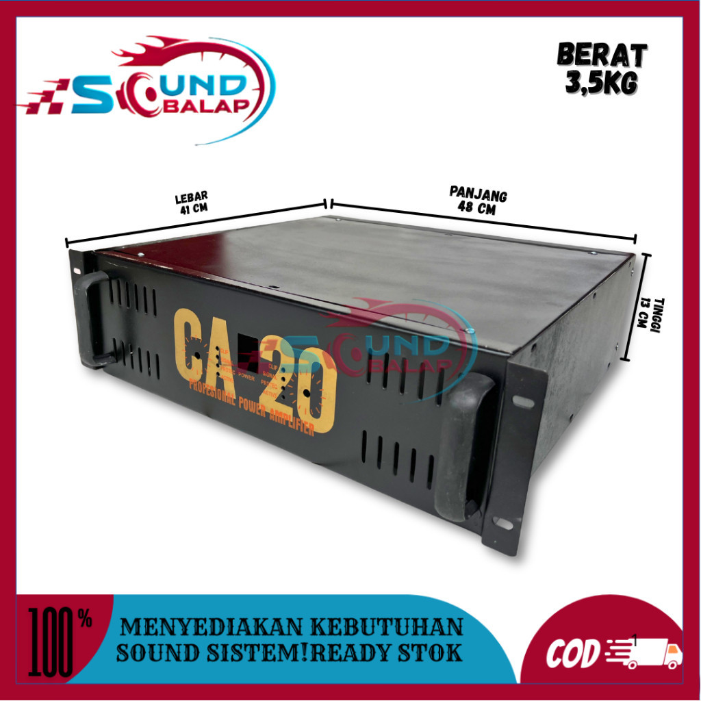 BOX POWER AMPLIFIER  CA 20 box ampli  CA 20  GOLD