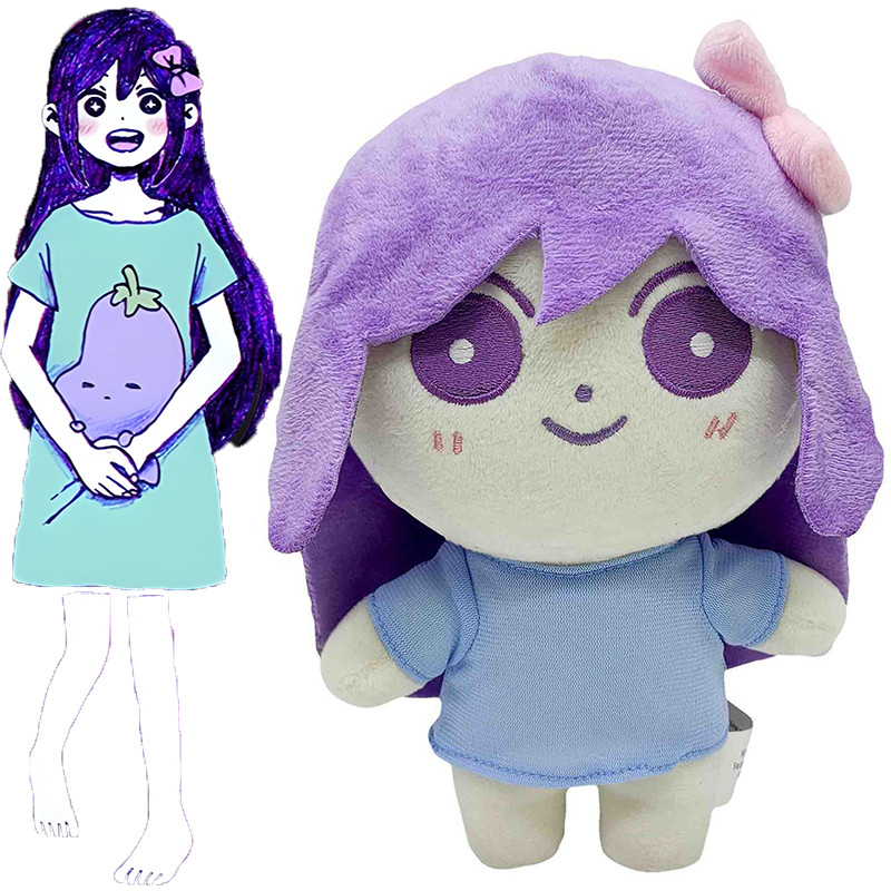 Game Omori Plush Toys Cartoon Aubrey Kel Mari Sunny Stuffed Dolls Sofa Bed Decoration  Plushie Figur