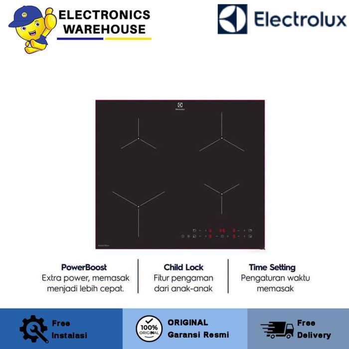 Electrolux Kompor Tanam Induksi 60cm EHI6450BA / EHI 6450BA Hitam Listrik