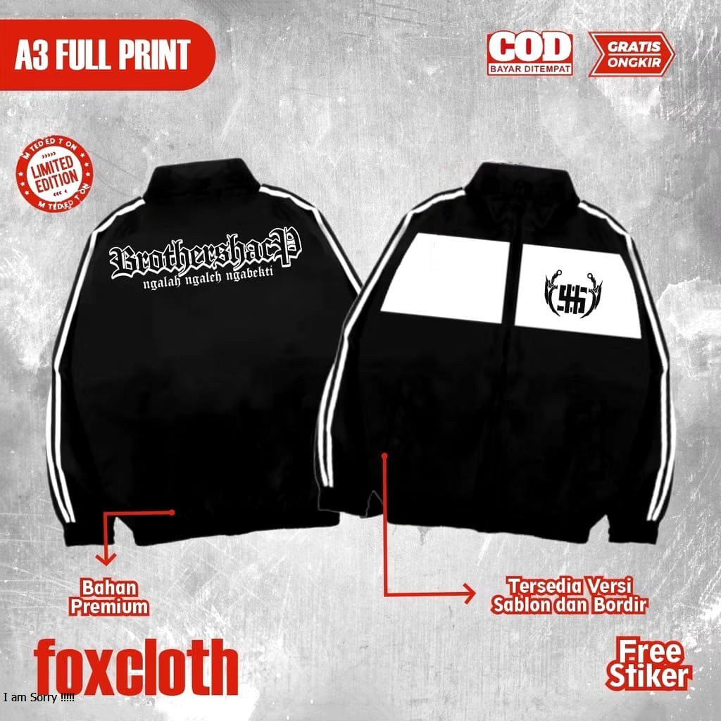 Tracktop PSHW Broederschap Pride And Honour Motif Simpel Terbaru By Foxcloch RG3