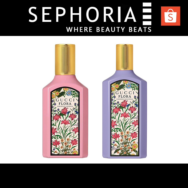 Gucci Flora Gorgeous Gardenia Pink FLOWER NEW Eau De Parfum EDP 100ml / Flora Gorgeous Magnolia EDP 