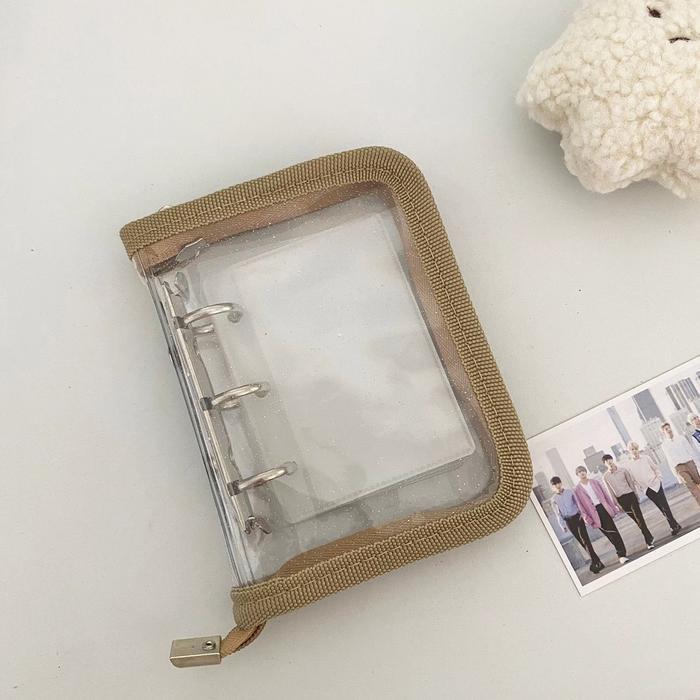 [MILOLI] FREE PHOTOCARD BTS Mini Binder Aesthetic for Photocard Binder Lomo Card Holder - F0137 - A.