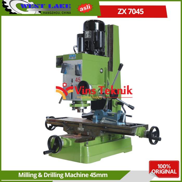 West Lake ZX 7045 Mesin Bor Duduk Bench Drill Milling & Drilling Machine 45mm WestLake ZX7045