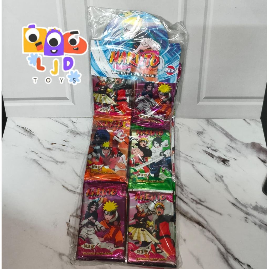 Mainan Kartu Foil Naruto - Kartu Foil Karakter Bola Naruto Foil Anak