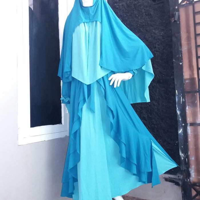 Gamis Syari Rafania PL Preloved Gamis Saja Muslim Dress Maxi Lebaran Pesta Wanita Baju Mewah