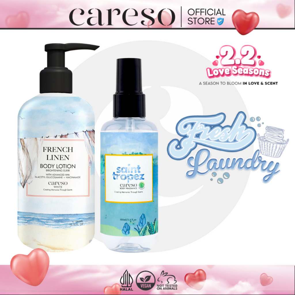 Careso - Fresh Laundry (Lotion + Fragrance Combo)