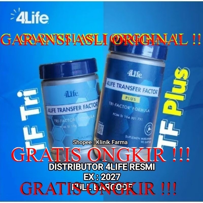 4Life Transfer Factor  Transfer Factor Formula - Tri Factor Formula Asli SUPLEMEN KESEHATAN