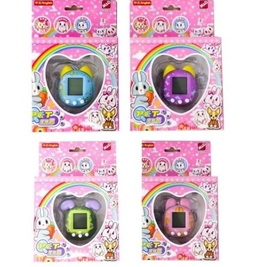 ( newangkasa02 ) Tamagotchi Mainan virtual Qpet M&D Tamagochi Mainan Jadul 90an