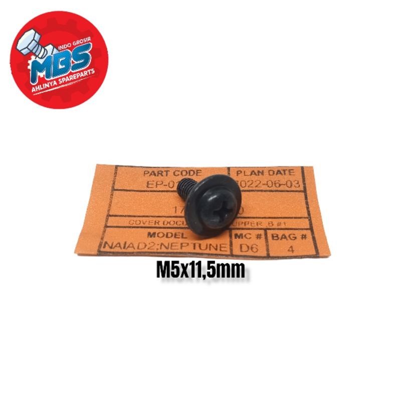 Bolt Screw Pan M5X12 Baut 8 Baut Cover Body HONDA.