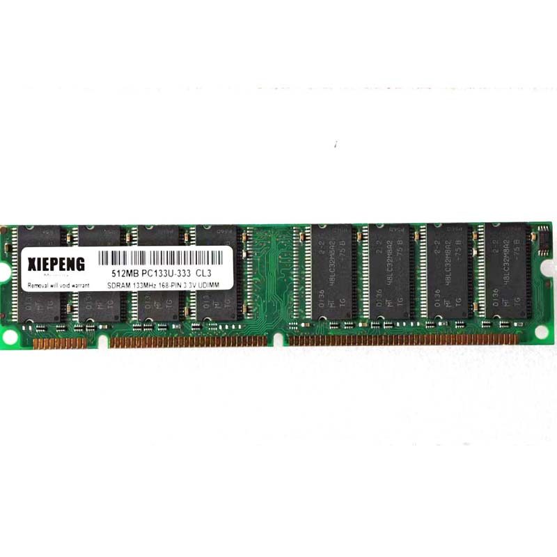 Original 512MB PC133 SDRAM máquina de control Industrial RAM 1GB PC133u 256MB SD PC100 RAM de escrit