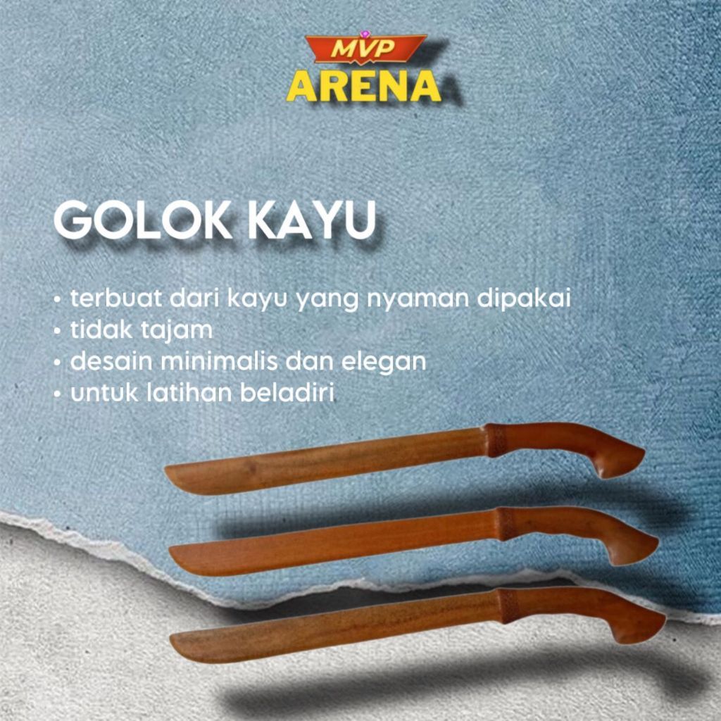 Golok IPSI Silat Kayu latihan silat untuk pemula dan usia dini