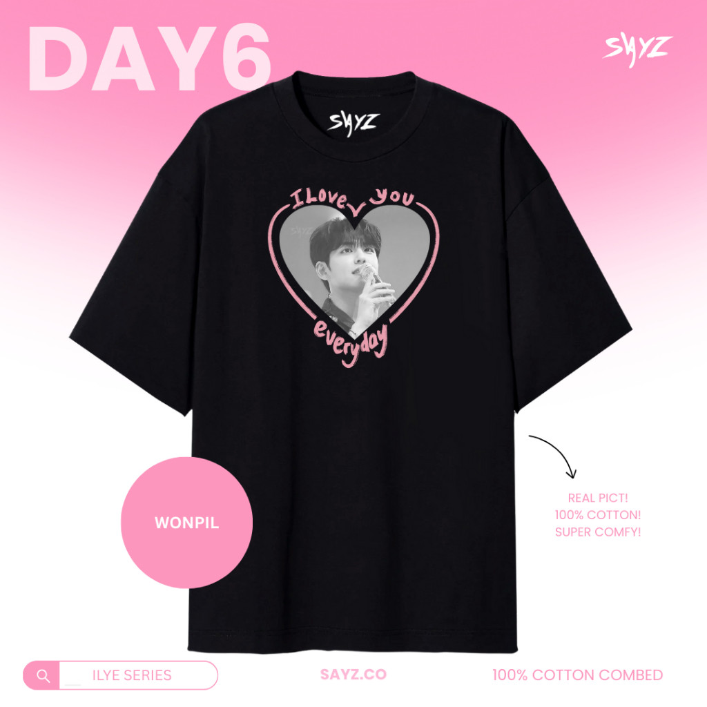 Kaos DAY6 ' I Love You Everyday ' Series - Sungjin Young K Wonpil Doowon Jae Junhyeok day 6 my day -