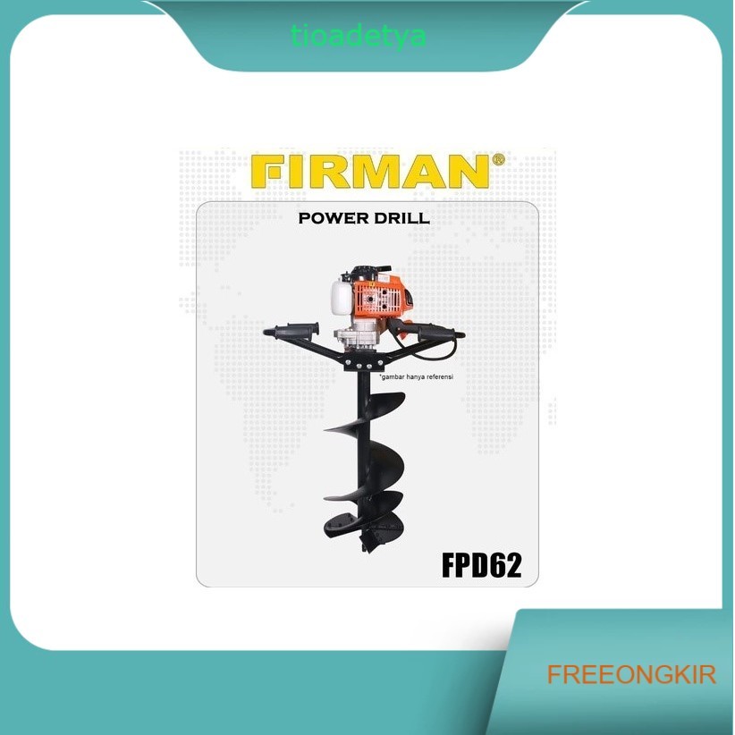 Mesin Bor Tanah FIRMAN FPD62 / Earth Auger Drill FPD - Mesin Bor Penggali Tanah FPD62 FIRMAN Mesin B