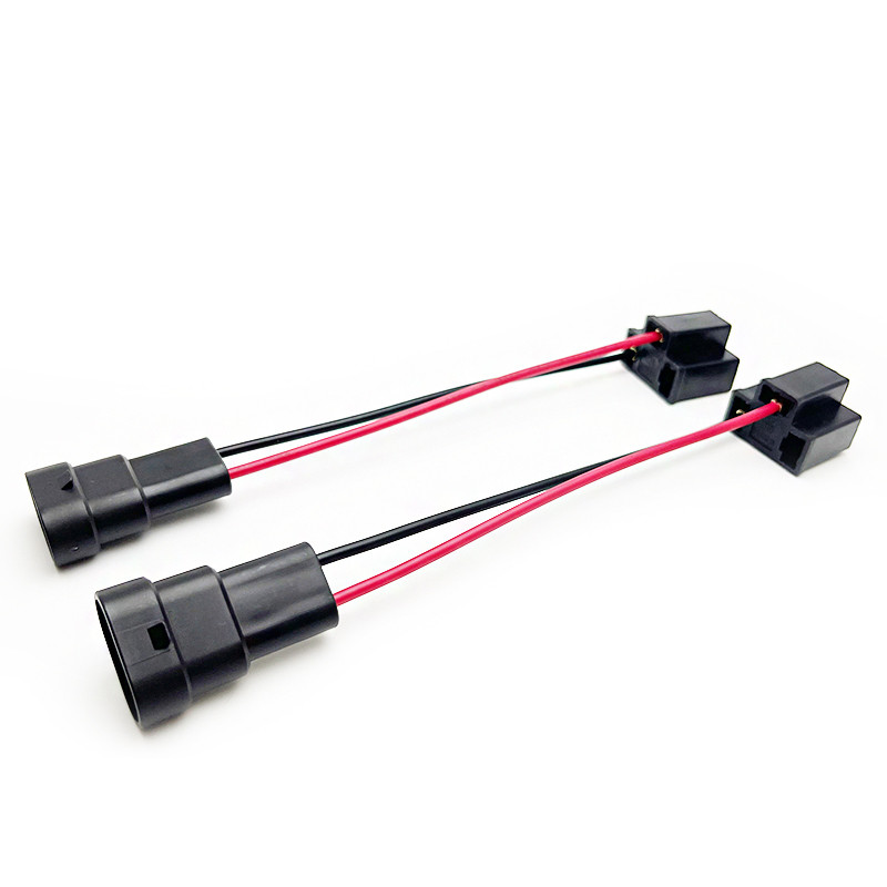9005 HB3 9006 HB4 Male To H4 Female Low Beam Headlight Connector Adapter Wiring Harness Socket Headl
