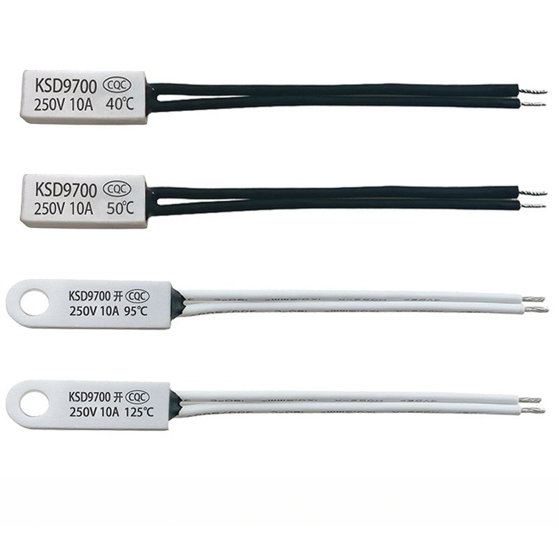 2/5/10 SZTUK KSD9700 40C-150C 10A250V NC/NO Ceramiczny przełącznik temperatury Zabezpieczenie termic