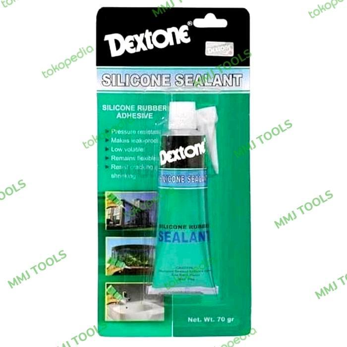 Lem Silikon Sealent DEXTONE 70 gram - Lem kaca besar DEXTONE