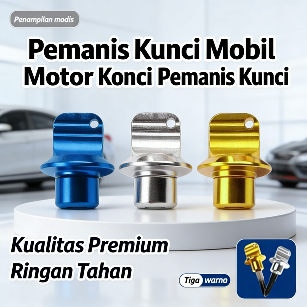 Pemanis Kunci Kontak Mobil Motor Kunci Cover Kontak Pemanis