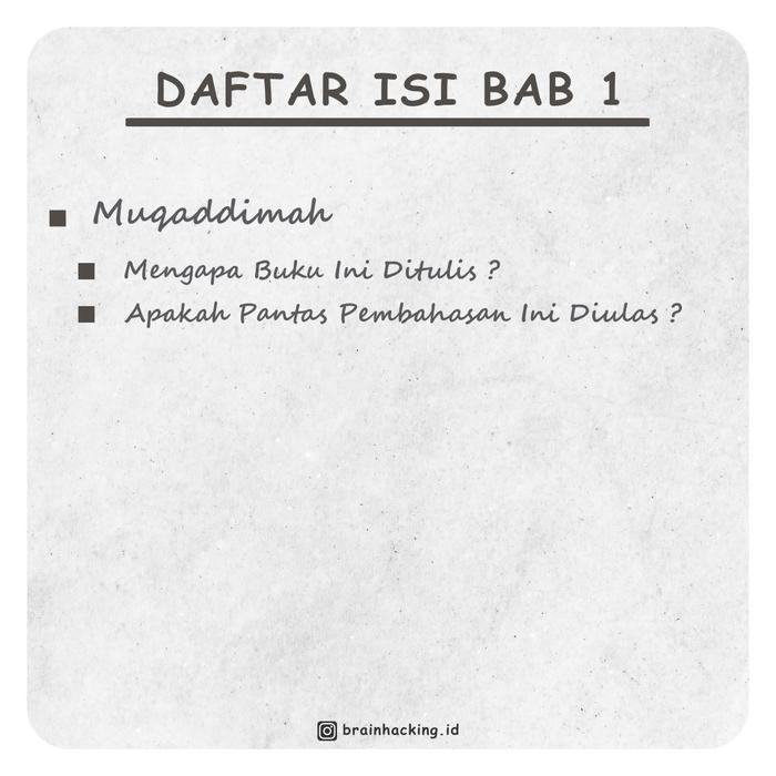 Abu Musa al-Fadani S.T M.MT Brain Hacking Buku Hard Cover 372 Halaman Upgrade Performa Bercinta Rese