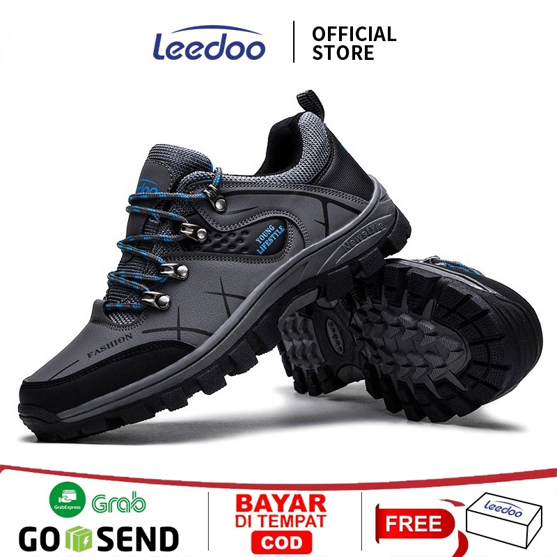 Ajizu - Sepatu Hiking Anti Air Gunung Adventure Touring Outdoor Shoes