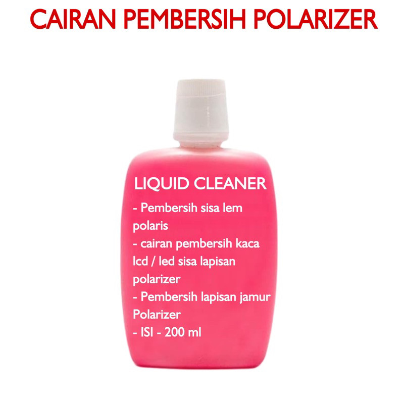 DISKON Cairan Pembersih Sisa Lem POLARIZER Pembersih Noda Jamur