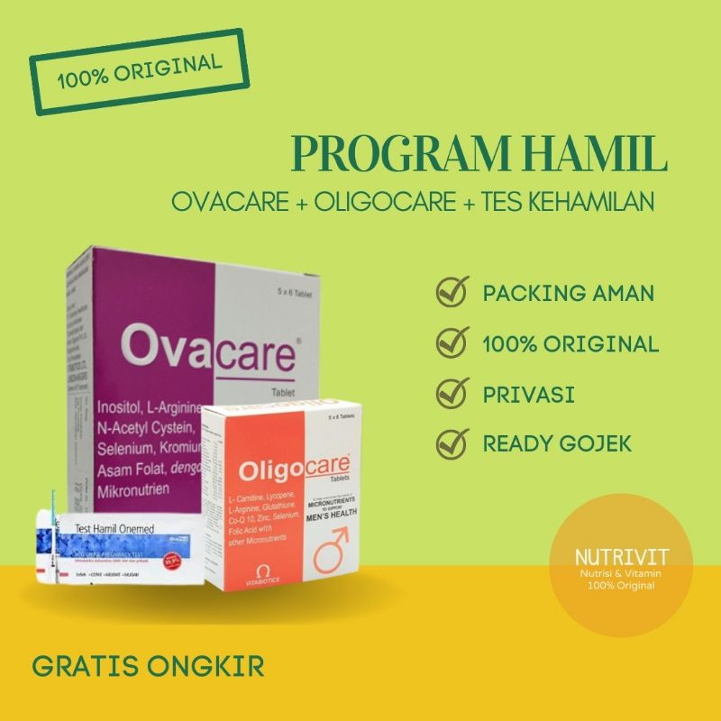 PROMIL OLIGOCARE DAN OVACARE 30 HARI