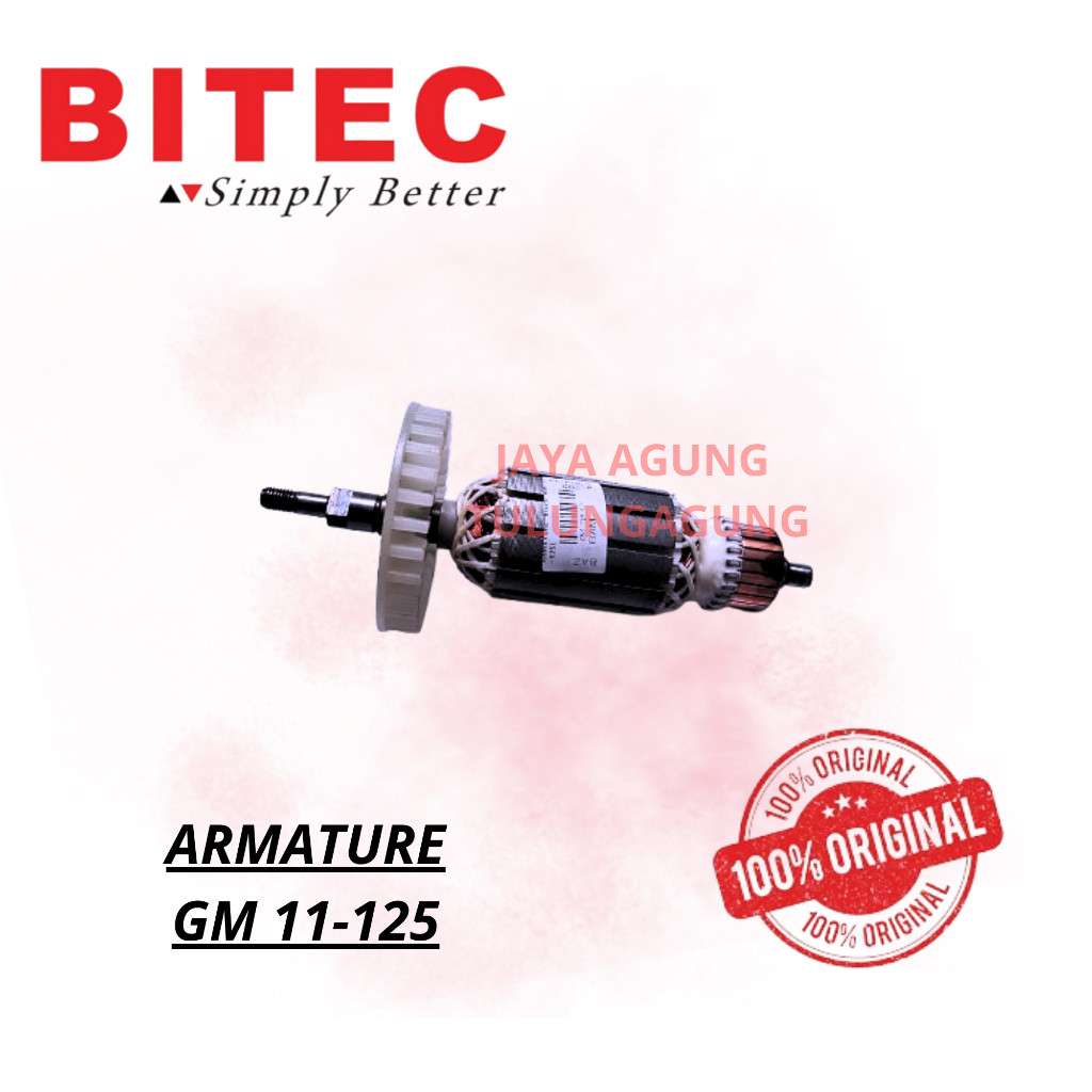 BITEC ARMATURE GM 11-125L / ANGKER BITEC GM 11-125 / ROTOR MESIN GERINDA BITEC GM 11-125