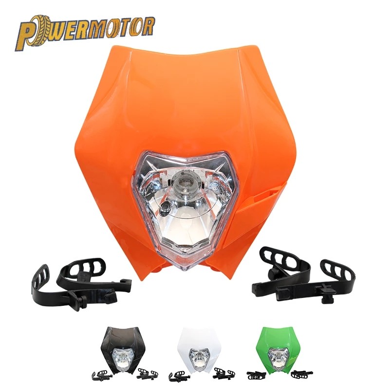 Pelat Lampu Depan Motor untuk KTM EXC XC SX XCW Duke 390 125 hingga 500 Headlamp 2008-2014 Supermoto
