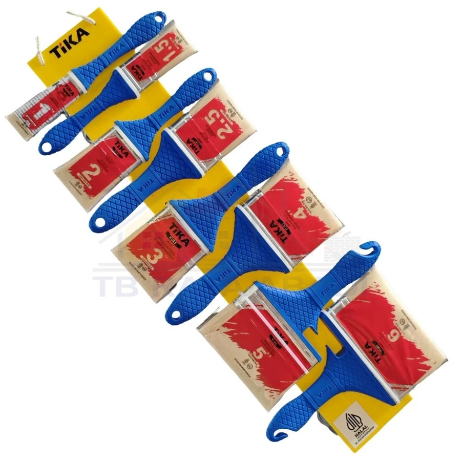 (LUSIN) Kuas Cat Tembok INDACO/TIKA/Kuas HALAL Sintesis/kuas Makanan/Kuas Kue