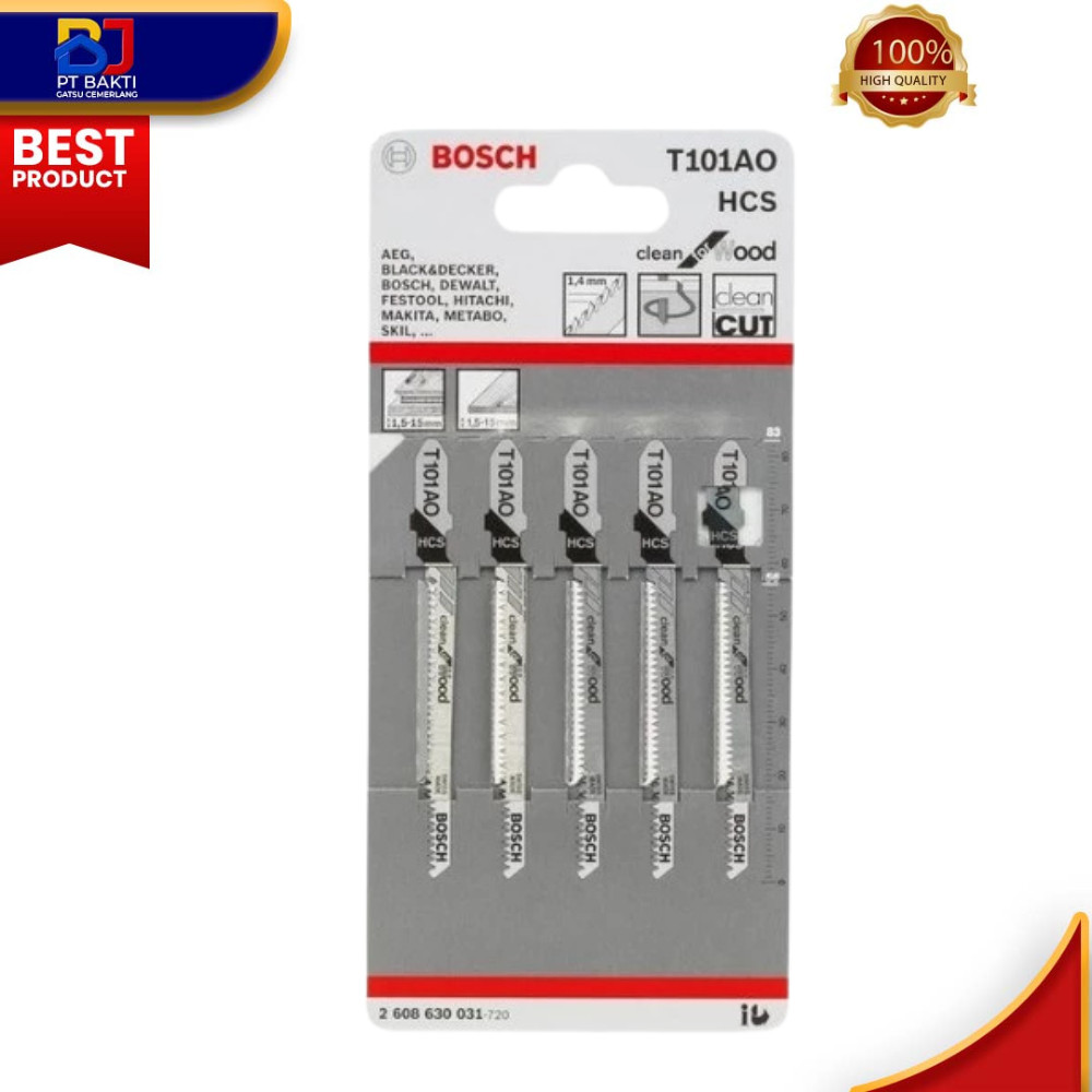 Mata Potong Jigsaw Bosch / Jigsaw Blade / Mata Gergaji Panjang