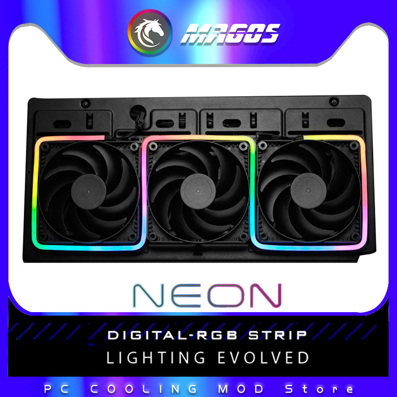 Phanteks RGB Neon LED Strip Light Bar 5V ARGB Support ASUS/GIGA/MSI SYNC PC Case Decoration 40cm/55c