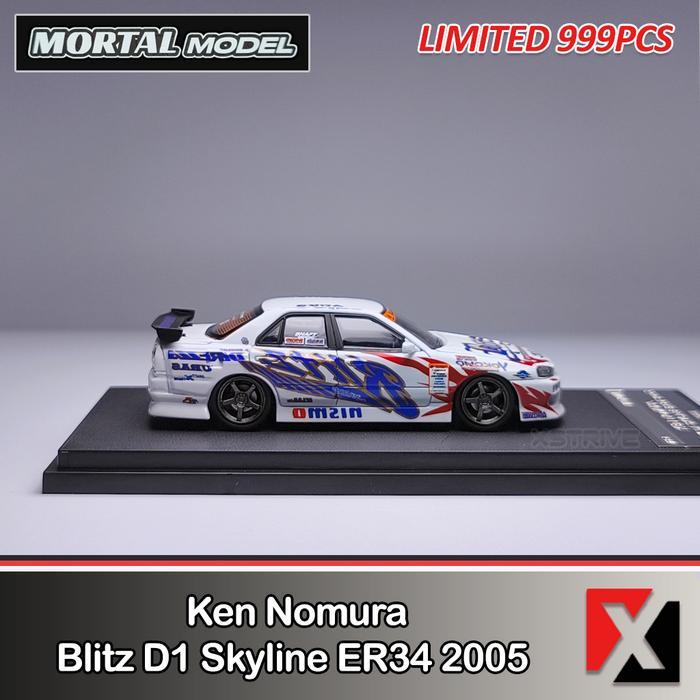 MORTAL 1:64 Nissan URAS ER34 Ken Nomura Blitz D1 Skyline ER34 2005 D1 Grand Prix