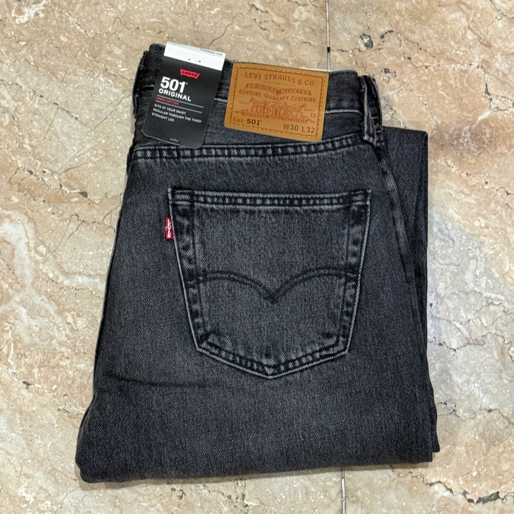Celana Jeans Pria 501 Original Fit Grey 501-3783