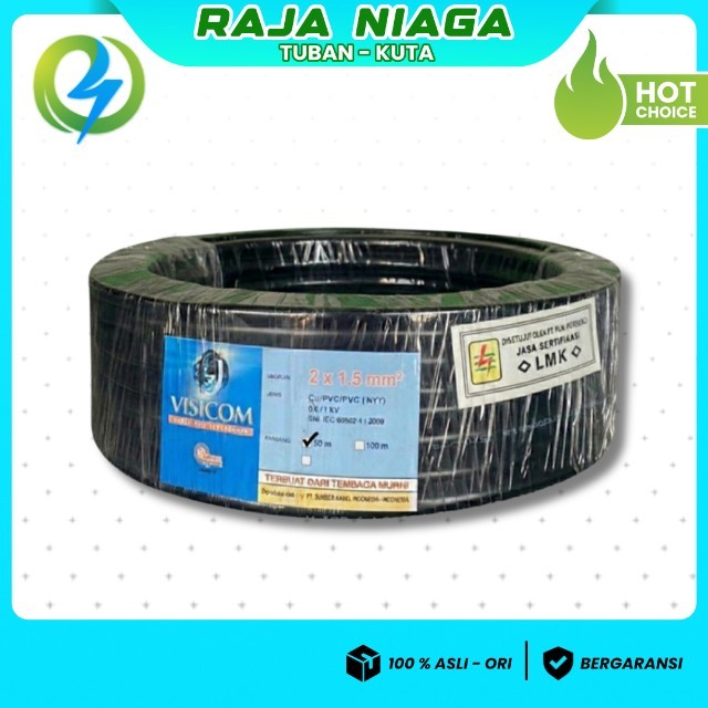 KABEL NYY 2X1.5 VISICOM 50 METER