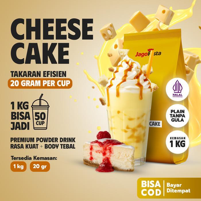 Jagorista Bubuk Minuman Rasa Cheese Cake 1 KG Kualitas Premium