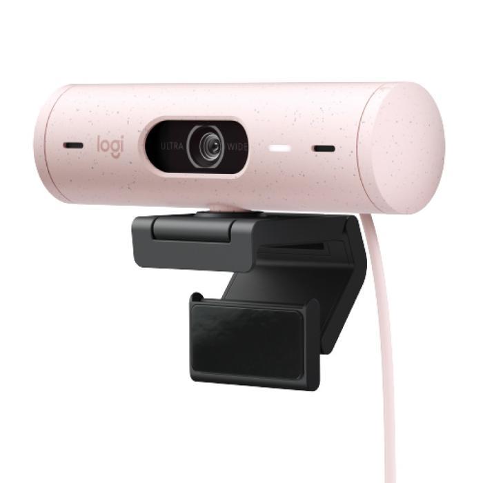 Logitech Brio 500 Full HD Webcam with privacy shutter - Brio500 - Rose