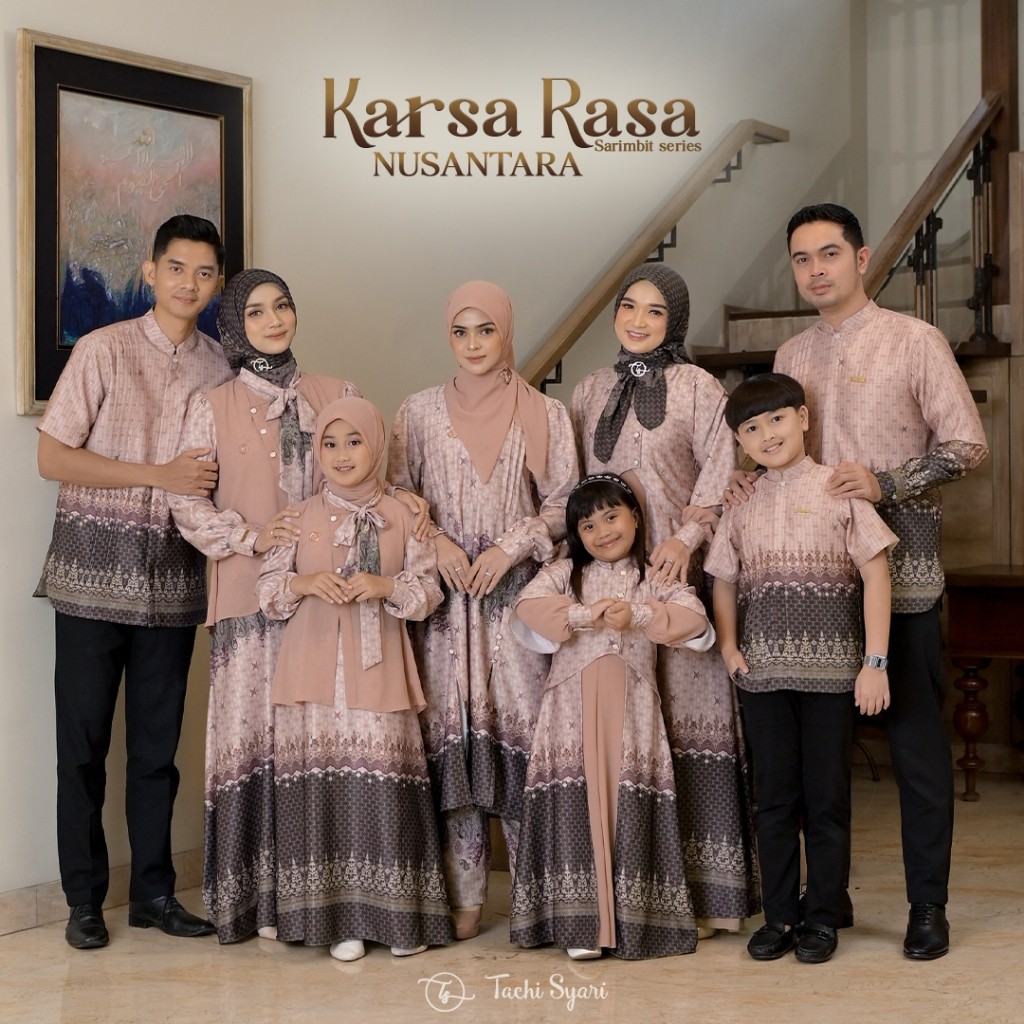 GARDESHOP.ID [ PO CEPAT ] TACHI SYARI KARSA RASA NUSANTARA Sarimbit Viral 2026 Baju Lebaran Keluarga