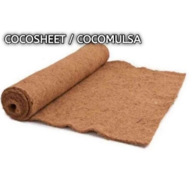 Cocosheet/mulsa sabut kelapa Lembaran ukuran 100cm×100cm Lembaran Sabut Kelapa