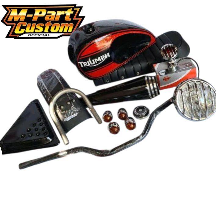 Motor [GM] paket cb japstyle komplit full set body motor MOTOR CUSTOM Tangki motor murah