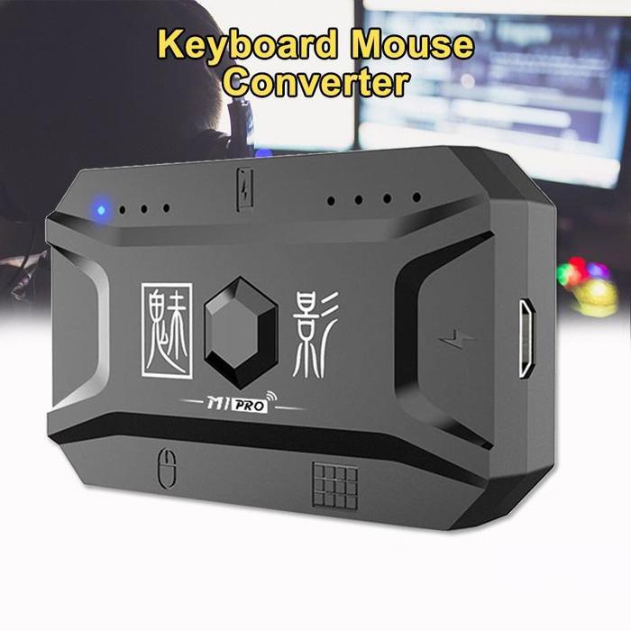 Converter MiPro Mouse Gaming Keyboard Wireless Bluetooth 5.0 Android IOS Computer Pc Tablet - M1PRO
