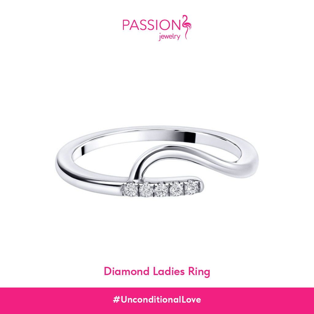 Passion Jewelry - Cincin Berlian Wanita Emas 18K CWF3754