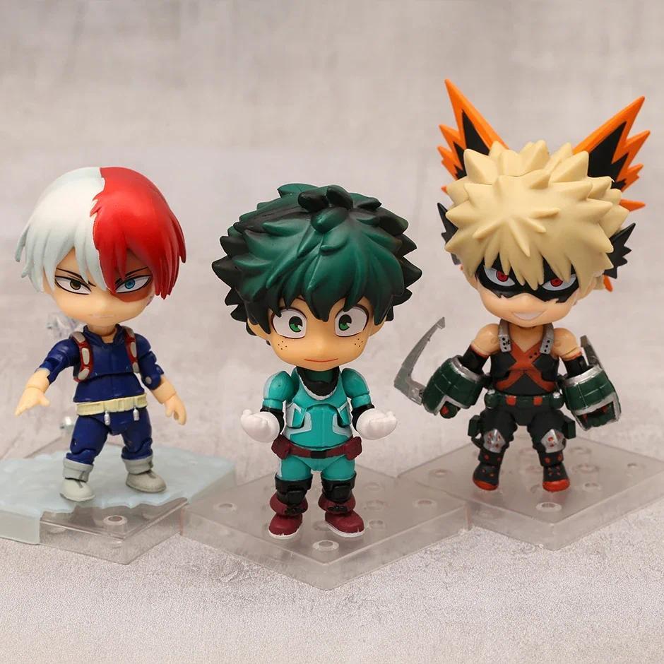 Bakugo Katsuki 705 Izuku Midoriya 686 Todoroki Shoto 1112 Cute Action Figure Face angeable Collectio