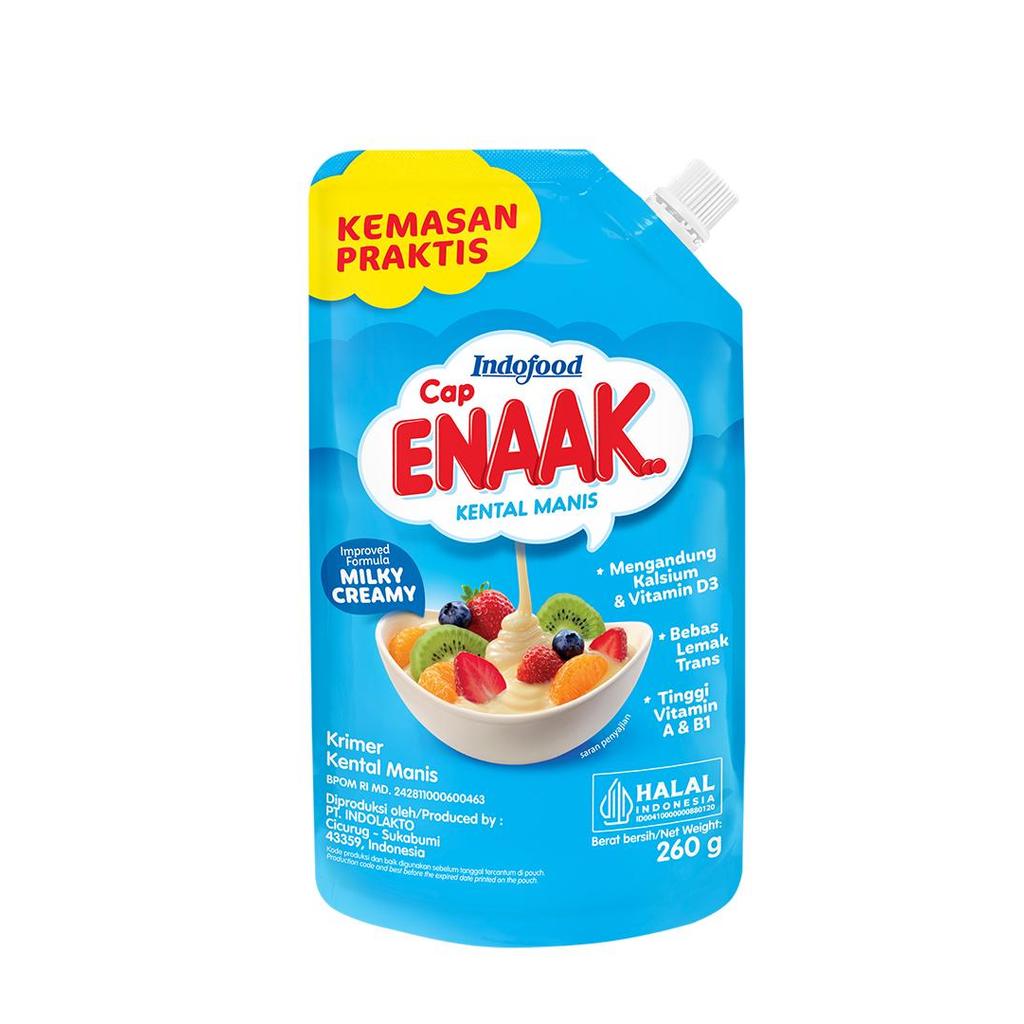 Kental Manis Cap Enaak Plain Pouch 260Gr