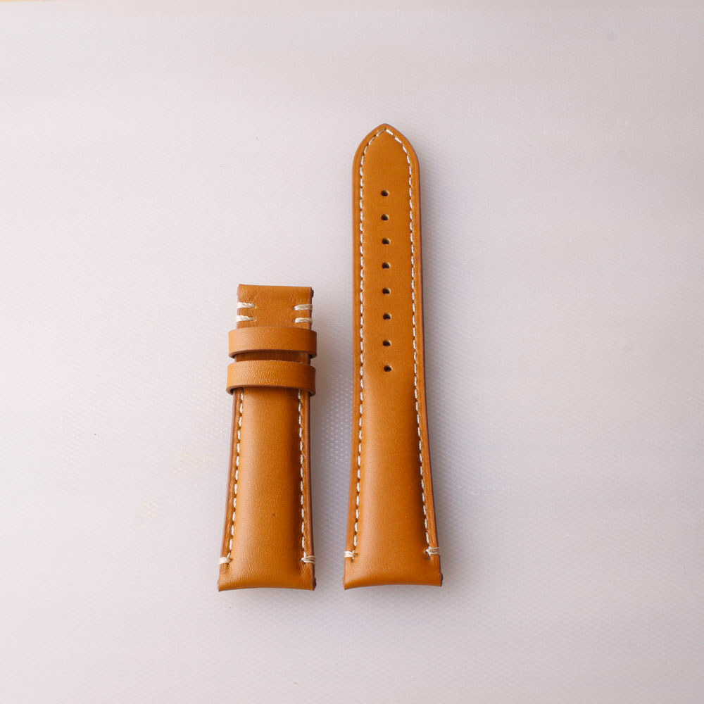 High Quality Watch straps Vintage Dark Brown Genuine Leather Wrist Watchband Strap Belt Bracelet For