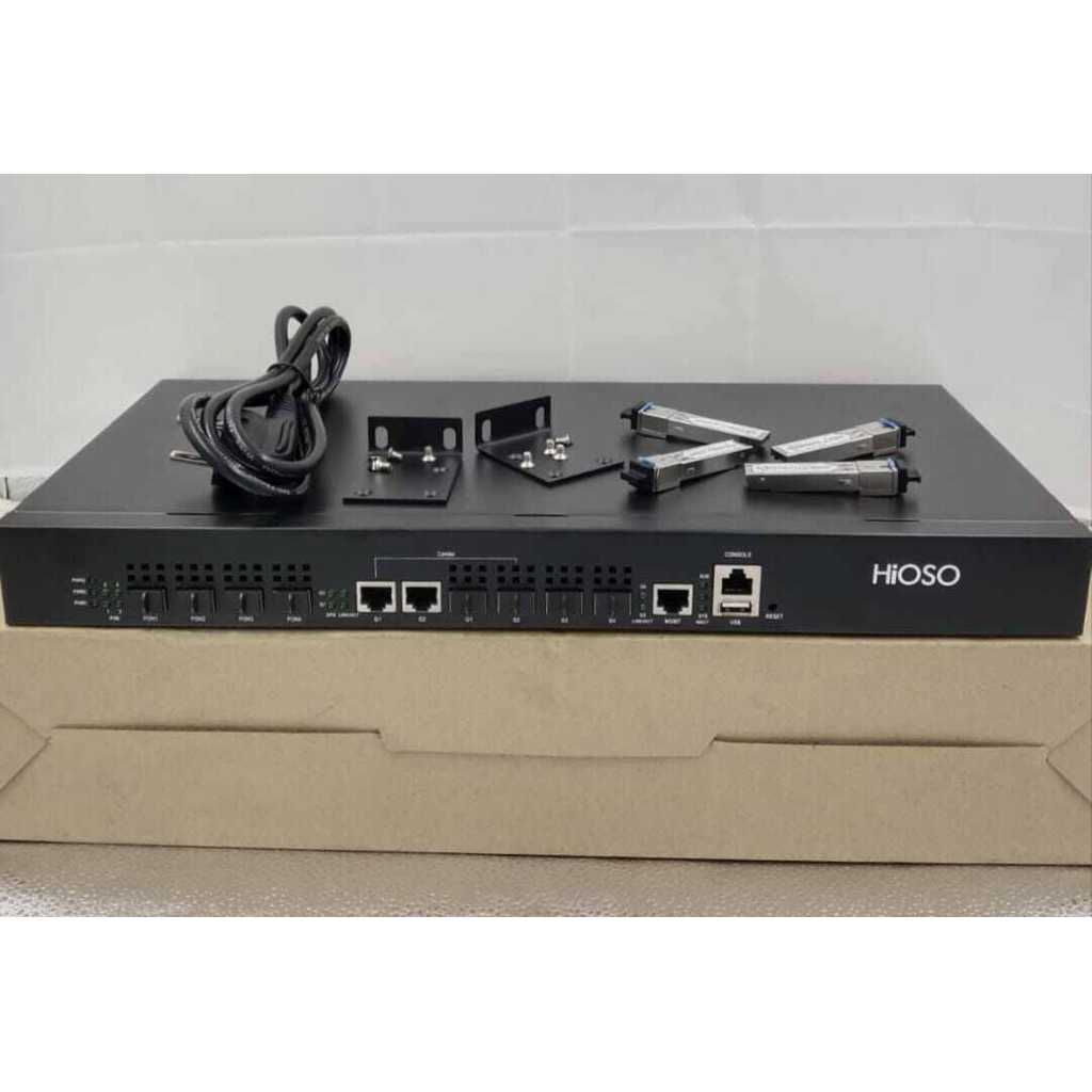 hioso 4 pon HA 7304C + SFP