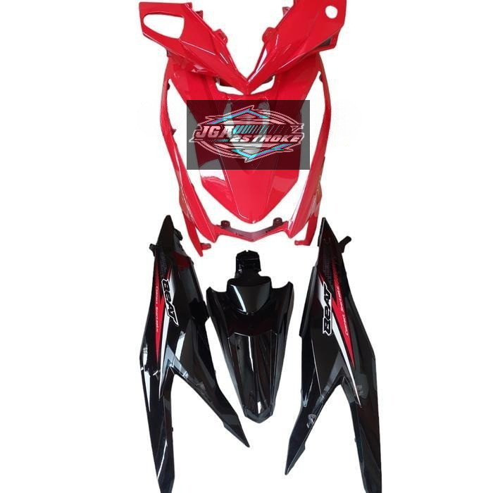 COVER BODY HALUS HONDA BEAT DELUXE GEN 1 FULLSET BODI SET BEAT DELUXE TAHUN 2020-2023 WARNA HITAM x 