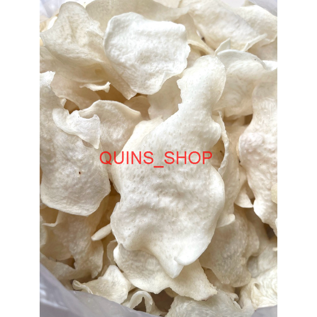 Kerupuk Gadung Mentah 500gram / Kerupuk Gadung Tipis Super Gurih QUINS SHOP