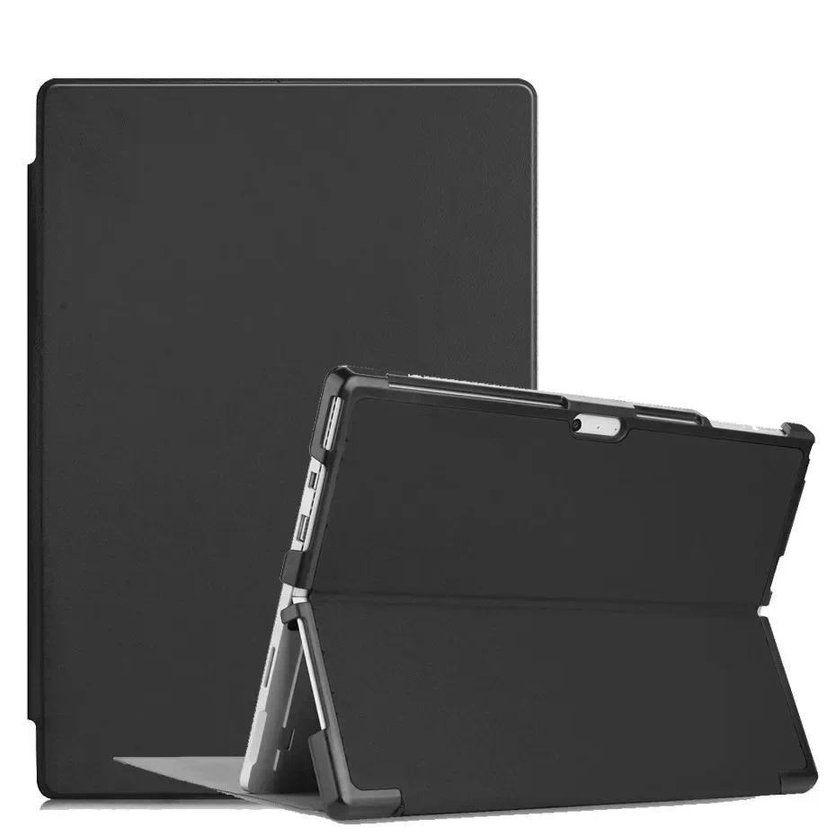 Case for Microsoft Surface Pro 7 6 5 4 Stand Pu Leather Case 12.3 In for Microsoft Surface Pro 7 Plu
