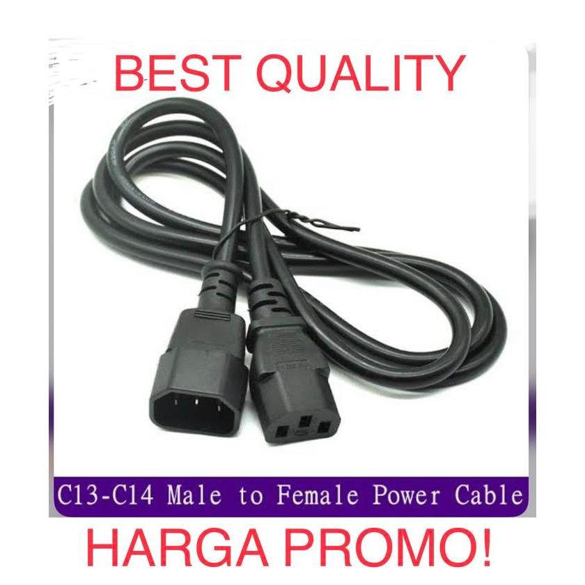 Kabel power cpu monitor C13 C14 SNI Sucofindo 5M 5 Meter Best Quality